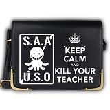 暗杀教室动漫斜挎包手提单肩包原宿学院风小方包