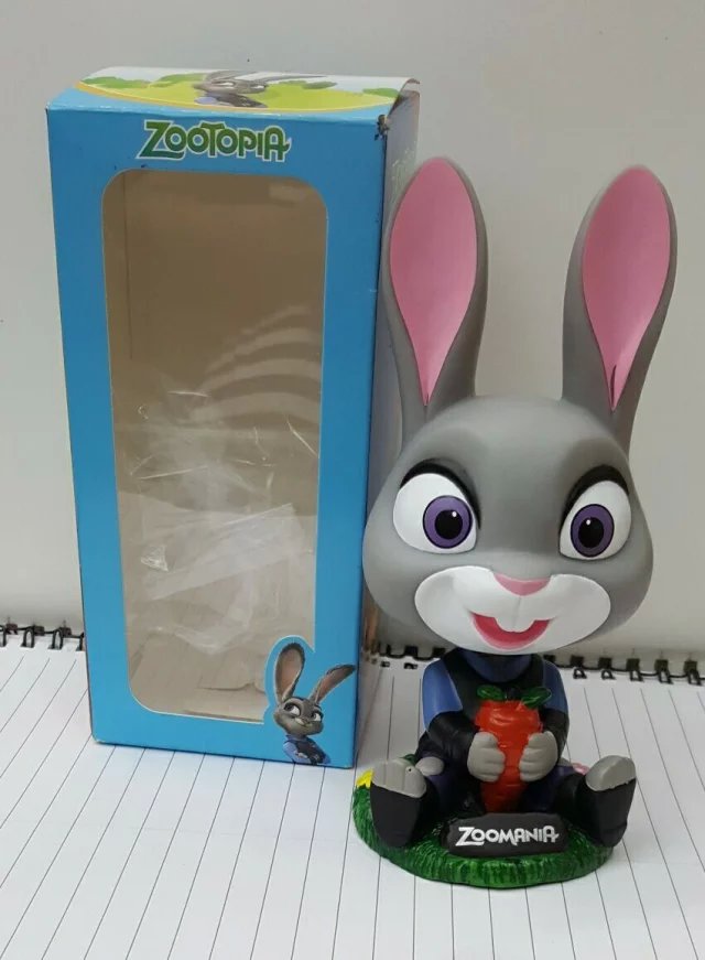 摇头疯狂动物城兔朱迪公仔手办