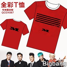 QCDX067-bigbang明星全彩短袖T恤