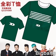 QCDX069-bigbang明星全彩短袖T恤