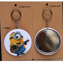 神偷奶爸小黄人镜子匙扣