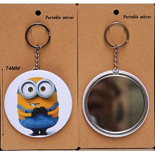 神偷奶爸小黄人镜子匙扣