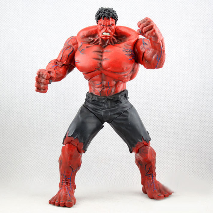 复仇者联盟绿巨人浩克 袋装手办 红色