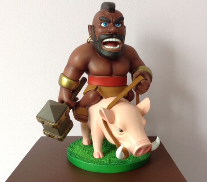 部落冲突战争玩具野猪骑士猪猪侠手办