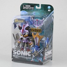 Sonic 刺猬索尼克 超音速小子 超音鼠 卡装公仔摆件手办 紫色