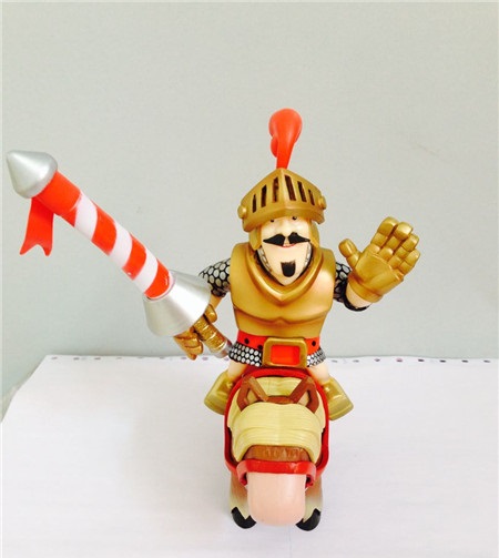 部落冲突 皇室战争王子 人偶 手办(红色)_其他_