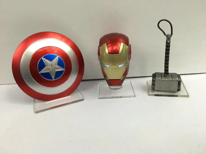 复仇者联盟 雷神锤子+美国队长盾牌+钢铁侠头