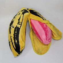 25CM 创意香蕉毛绒笔袋