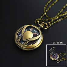 复仇者联盟标志复古古铜色怀表 项链怀表
