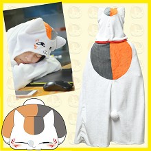 夏目友人帐猫老师梦幻法兰绒COS披风均码
