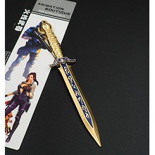 穿越火线新武器刀模型22CM 金色