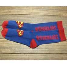超人标志棉长袜子一对