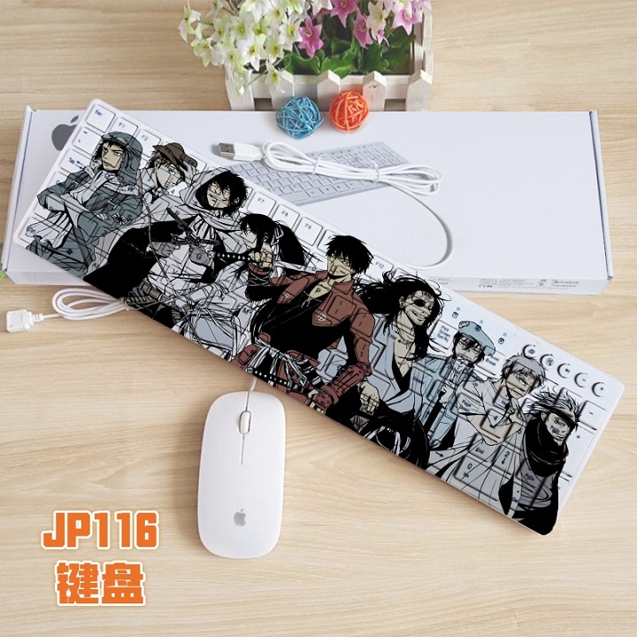 JP116-漂流武士动漫 彩色巧克力键盘_其他_欧