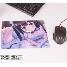 BSD102-在地下城寻求邂逅是否搞错了什么外传动漫  彩印布面20X24X0.2薄款鼠标垫