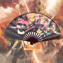 进击的巨人双面绫绢折扇