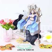 lovelive sunshine_渡边曜（波赛顿） 亚克力LED发光公仔(含USB底座)