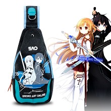 刀剑神域 动漫水洗帆布胸包