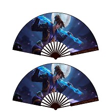 王者荣耀孙悟空双面绫绢折扇