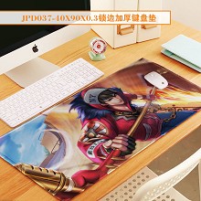JPD037-王者荣耀 游戏 锁边加厚键盘垫 桌垫 40X90X0.3