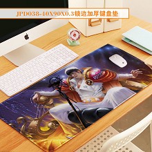 JPD038-王者荣耀 游戏 锁边加厚键盘垫 桌垫 40X90X0.3