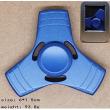 三叶菱边蓝色陀螺