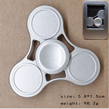 三叶圆边银色陀螺