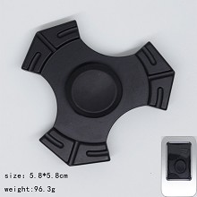 三叶方形黑色陀螺
