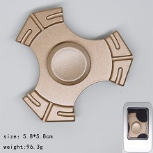 三叶方形金色陀螺