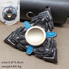 王者荣耀忠字灰色款陀螺