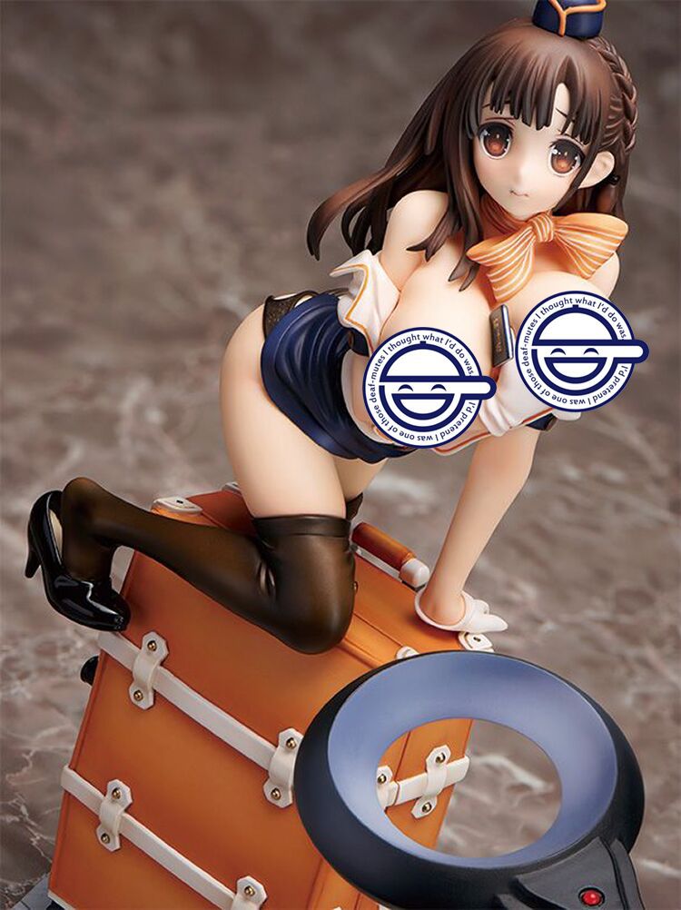 native制服空姐空乘ca行李箱娘特典手办