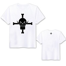 海贼王-白胡子 纯棉短袖T恤 白色