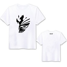 死神-面具 纯棉短袖T恤 白色