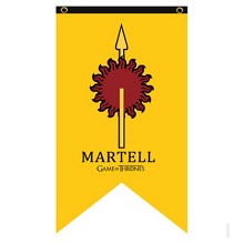 权利游戏 MARTELL 旗帜COSPLAY旗子道具