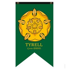 权利游戏 TYRELL 旗帜COSPLAY旗子道具
