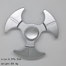 三叶圆银色陀螺