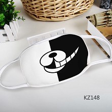 KZ148-弹丸论破黑白熊动漫彩印太空棉口罩