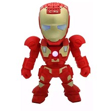 钢铁侠机器人无线蓝牙音箱插卡c-89音响 红色款