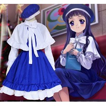 魔卡少女樱 大道寺知世cos小樱 歌唱家长裙 cosplay服装