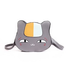 夏目友人帐猫老师单肩包 灰色
