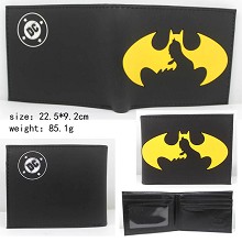 黄色蝙蝠侠简单标志硅胶钱包