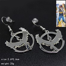 口袋精灵火鸟耳环