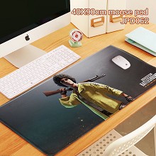 JPD062-绝地求生 游戏 40X90X0.3锁边加厚键盘垫 鼠标垫