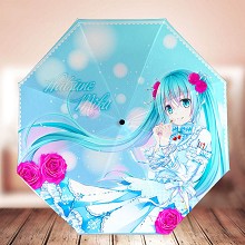 初音未来折叠雨伞