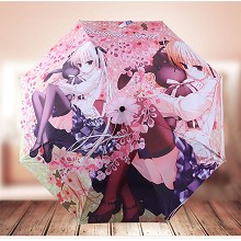 缘之空穹妹春日野穹折叠雨伞