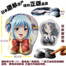 74#吸血鬼与十字架黑乃胡梦3D立体鼠标垫