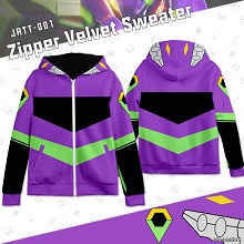 JRTT-001（EVA） 动漫拉链加绒卫衣