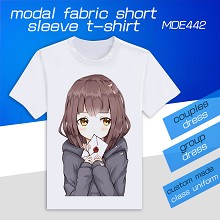 MDE442-menhera酱表情包莫代尔短袖T恤 单面