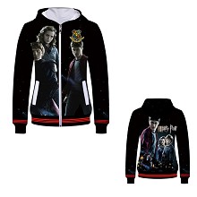 哈利波特 加绒拉链连帽卫衣拉链 MQL088