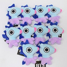 10CM防弹少年团蓝马 毛绒公仔（10个一套出）