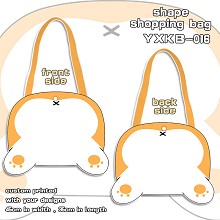 YXKB016-柯基屁股 个性帆布异形挎包